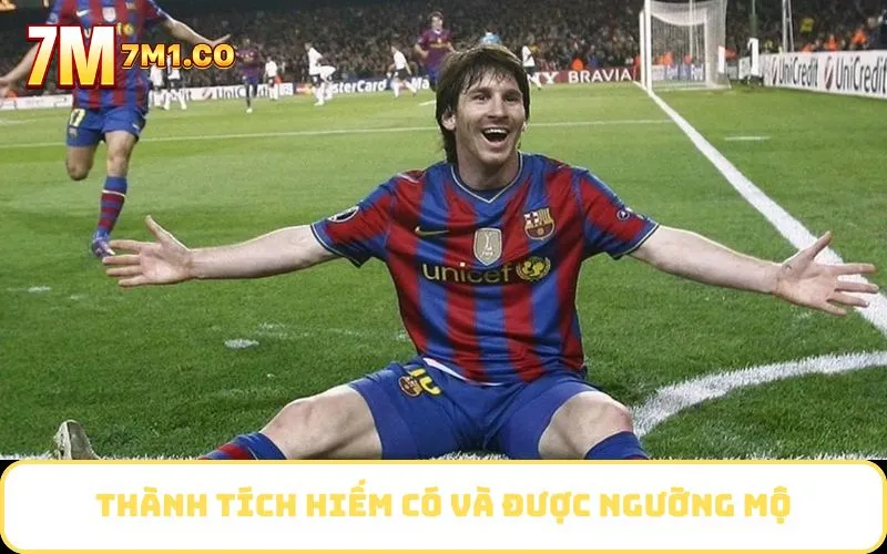 Thành tích hiếm có và được ngưỡng mộ